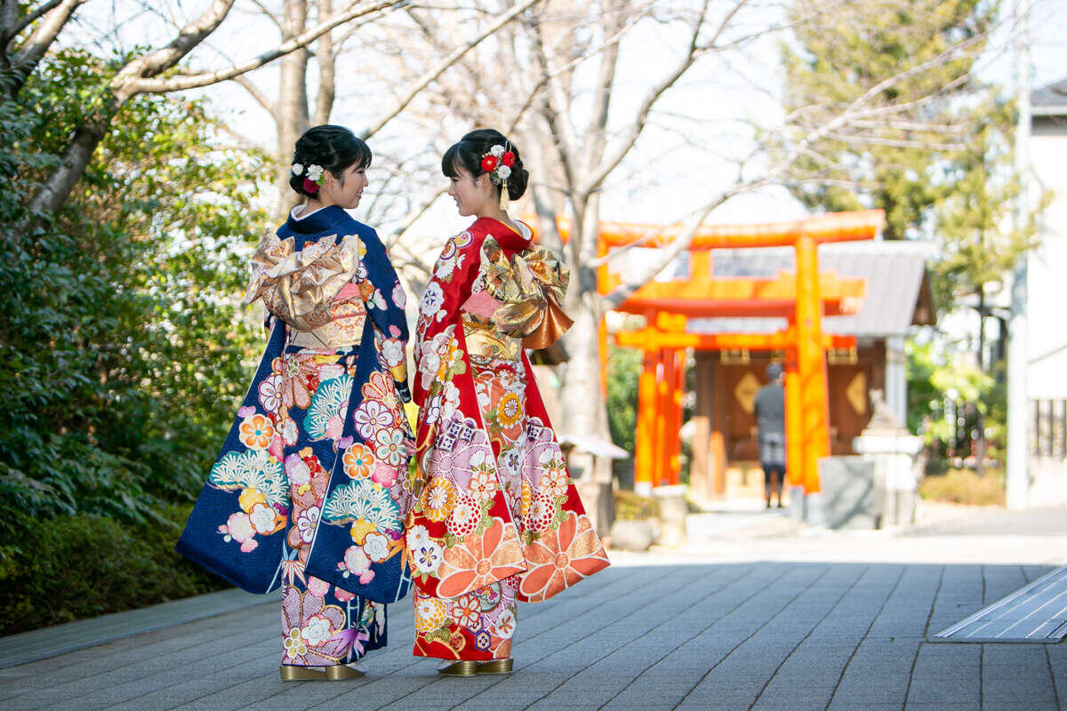 【春の期間限定】神楽坂赤城神社 春の成人式 前撮りパックプラン